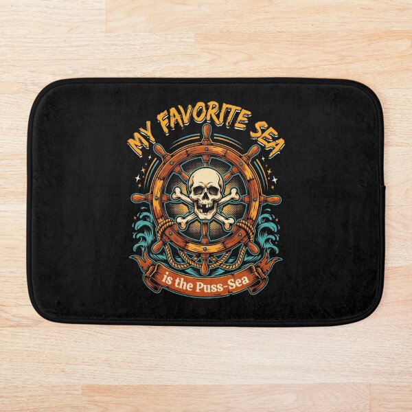 Item preview, Mi mar favorito es el Calavera Pirata del Mar del Gato designed and sold by Welldoh.