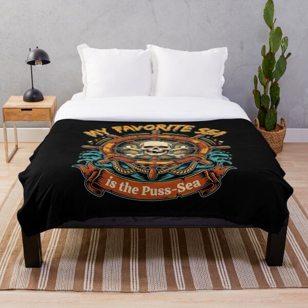 Item preview, Mi mar favorito es el Calavera Pirata del Mar del Gato designed and sold by Welldoh.