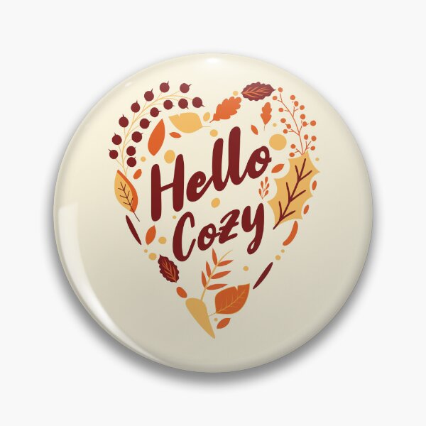 Item preview, Hello Cozy Autumn Leaves | Cute Fall Aesthetic Seasonal Design designed and sold by Sachie's Studio.