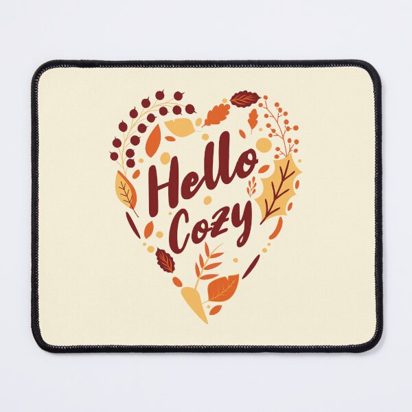 Item preview, Hello Cozy Autumn Leaves | Cute Fall Aesthetic Seasonal Design designed and sold by Sachie's Studio.