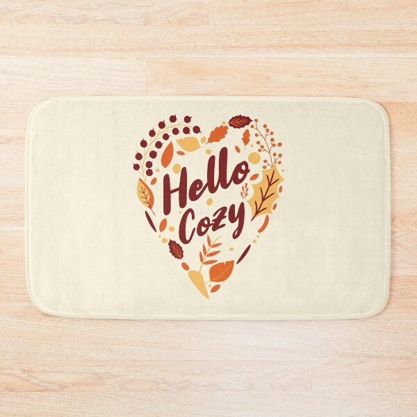 Item preview, Hello Cozy Autumn Leaves | Cute Fall Aesthetic Seasonal Design designed and sold by Sachie's Studio.