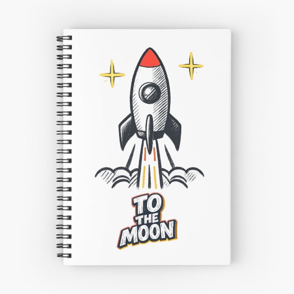 Item preview, Cute hand drawn space rocket design for dreamers and future astronauts designed and sold by Rocket&Stars.