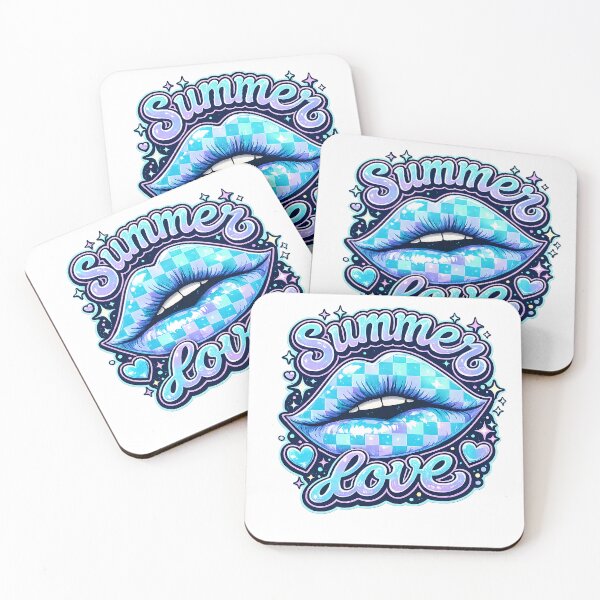 Item preview, Summer Love Checkered Lips designed and sold by SurrealSproutz.