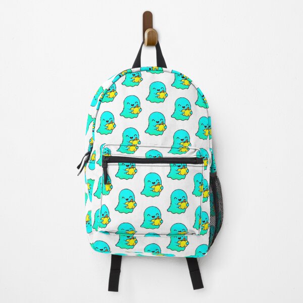 Item preview, Kawaii Ghost with Pumpkin | Cute Glitch Halloween Design designed and sold by AstronautMerch.
