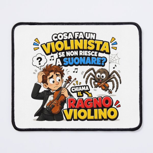 Item preview, Funny Violinist – Spider Violin Cartoon Joke designed and sold by RipantinaFantasy .