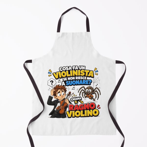 Item preview, Funny Violinist – Spider Violin Cartoon Joke designed and sold by RipantinaFantasy .