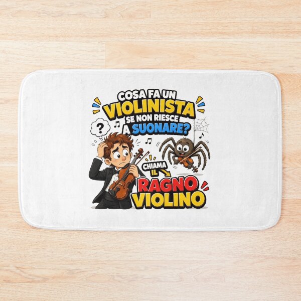 Item preview, Funny Violinist – Spider Violin Cartoon Joke designed and sold by RipantinaFantasy .