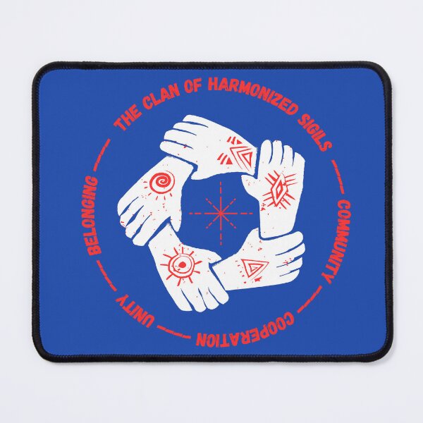 Item preview, The Clan of Harmonized Sigils - Tribal Unity Emblem designed and sold by Mart-Arte.