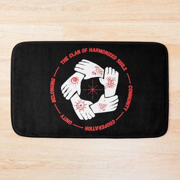 Item preview, The Clan of Harmonized Sigils - Tribal Unity Emblem designed and sold by Mart-Arte.