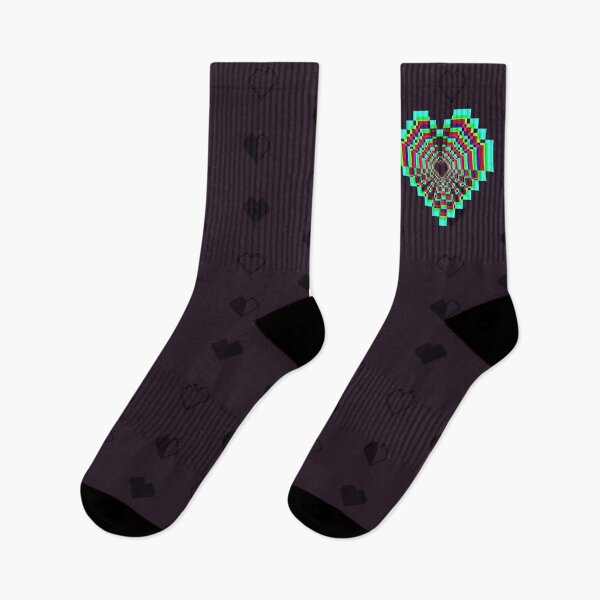 Item preview, Dark Pixel Heart -  Synthwave designed and sold by animinimal.