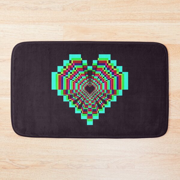 Item preview, Dark Pixel Heart -  Synthwave designed and sold by animinimal.