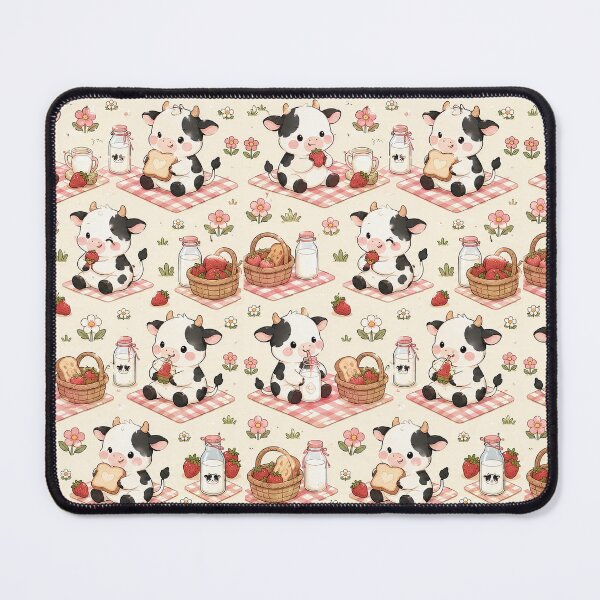 Item preview, Baby Cow Cozy Farm Breakfast Pattern designed and sold by Soft Berry Studio.