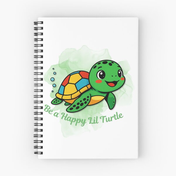 Item preview, Happy Lil Turtle - Cute Sea Turtle Positive Quote Design designed and sold by DonnaRaine.