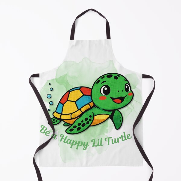 Item preview, Happy Lil Turtle - Cute Sea Turtle Positive Quote Design designed and sold by DonnaRaine.