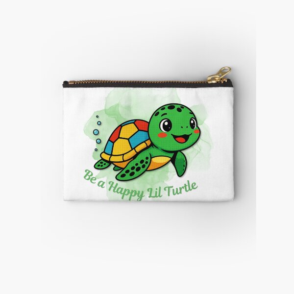 Item preview, Happy Lil Turtle - Cute Sea Turtle Positive Quote Design designed and sold by DonnaRaine.