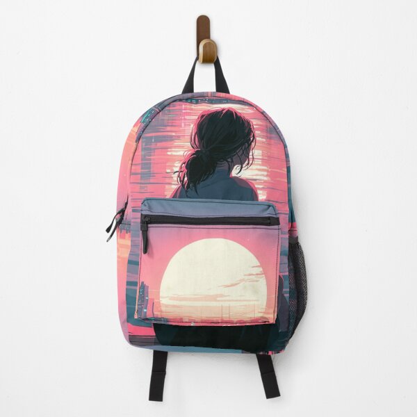 Item preview, Seoul Dusk Girl City Reflection Vibes 로파이 소녀 서울 노을 스카이라인 designed and sold by 리나 .