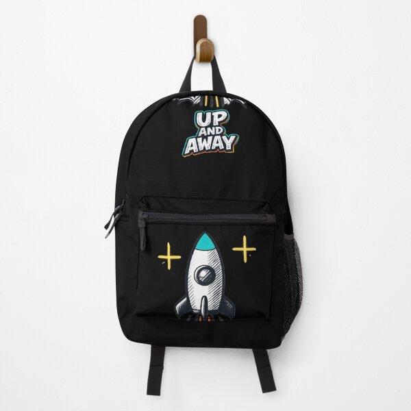 Item preview, UP AND AWAY – Rocket Quote in Retro Space Style designed and sold by Rocket&Stars.