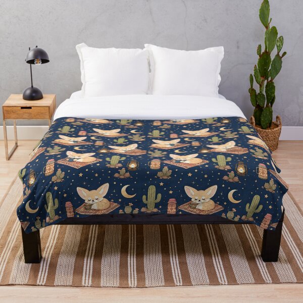 Item preview, Fennec Fox Desert Blanket Pattern designed and sold by Soft Berry Studio.