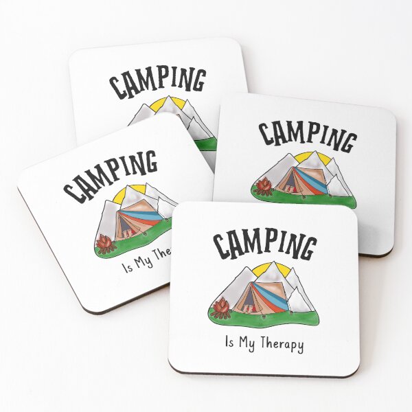 Item preview, Camping Is My Therapy For Mental Health designed and sold by Sartoris Art.