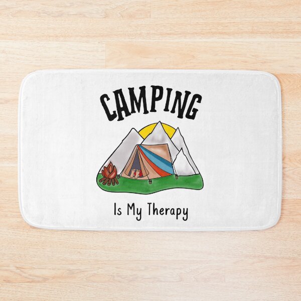 Item preview, Camping Is My Therapy For Mental Health designed and sold by Sartoris Art.