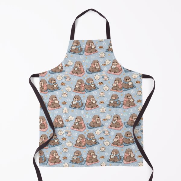 Item preview, Walrus Winter Tea Pattern designed and sold by Soft Berry Studio.