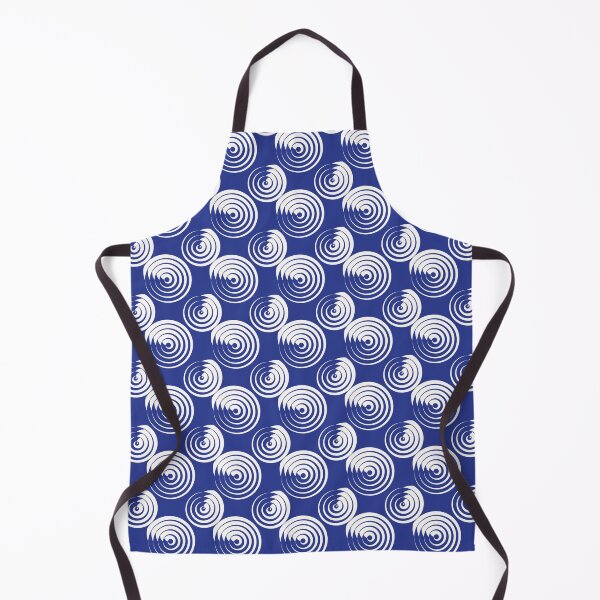 Item preview, Ripple Rings Modern Blue Graphic Pattern designed and sold by Helmina Groper.