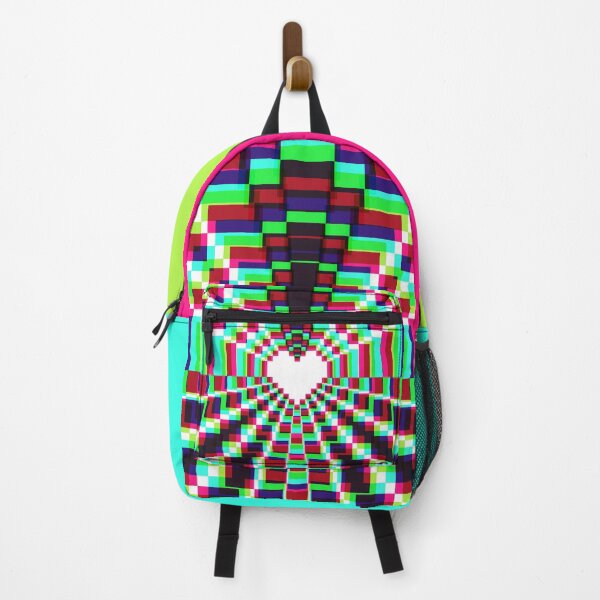 Item preview, Pixel Heart Kaleidoscope - Synthwave designed and sold by animinimal.