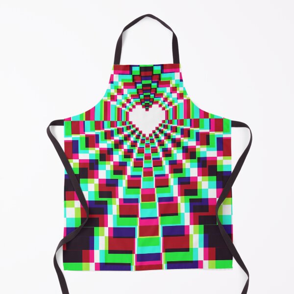 Item preview, Pixel Heart Kaleidoscope - Synthwave designed and sold by animinimal.