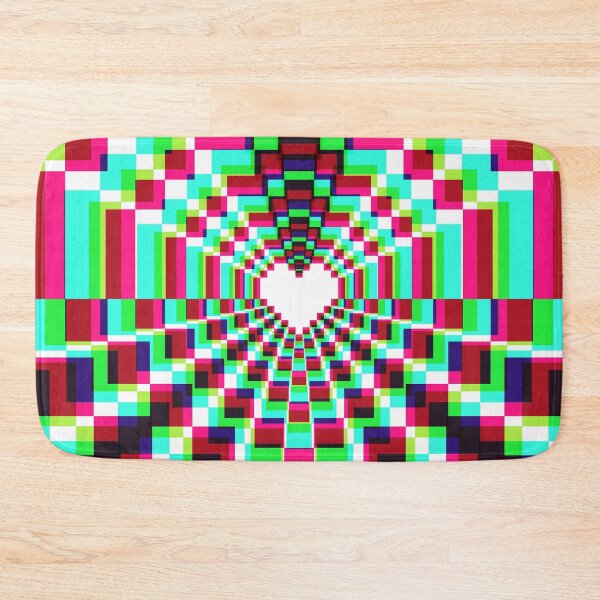 Item preview, Pixel Heart Kaleidoscope -  Synthwave designed and sold by animinimal.