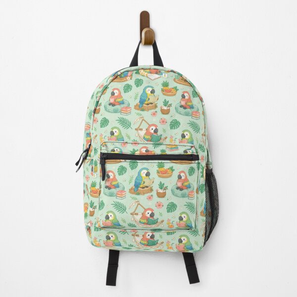 Item preview, Parrot Tropical Cozy Reading Pattern designed and sold by Soft Berry Studio.
