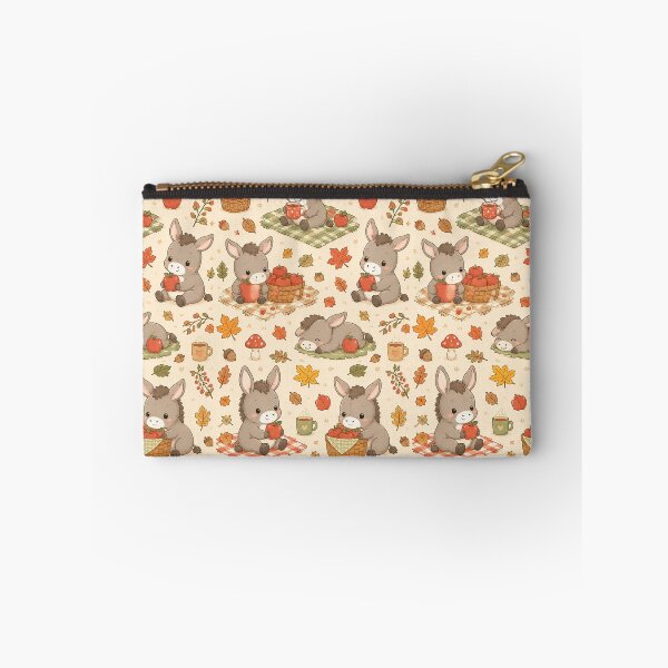 Item preview, Baby Donkey Autumn Apple Picnic Pattern designed and sold by Soft Berry Studio.