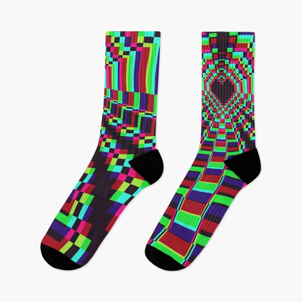 Item preview, Dark Pixel Heart Kaleidoscope - Synthwave designed and sold by animinimal.