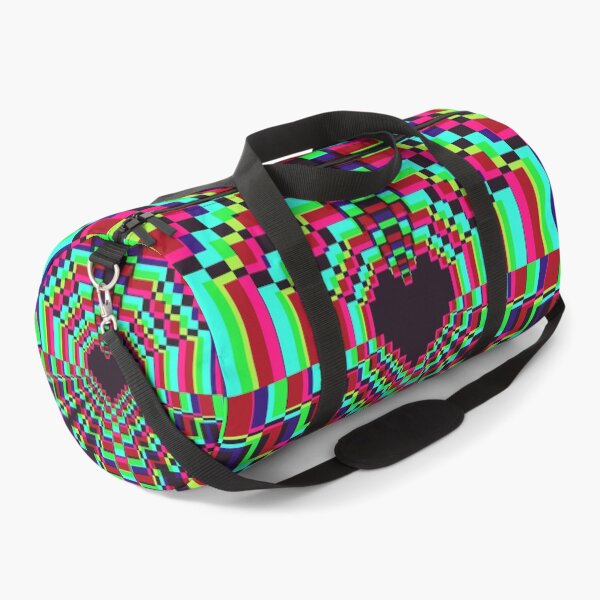 Item preview, Dark Pixel Heart Kaleidoscope - Synthwave designed and sold by animinimal.