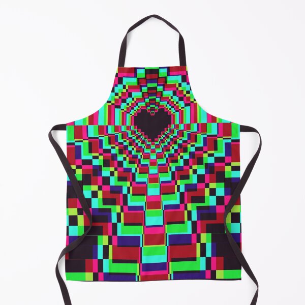 Item preview, Dark Pixel Heart Kaleidoscope - Synthwave designed and sold by animinimal.