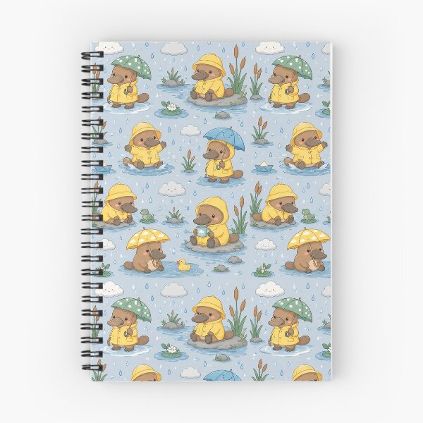 Item preview, Platypus Rainy River Pattern designed and sold by Soft Berry Studio.