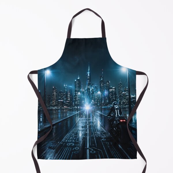 Item preview, Neon Cyber City Rider | Futuristic Sci-Fi Skyline | Cyberpunk Digital Highway designed and sold by Extravanganzza.
