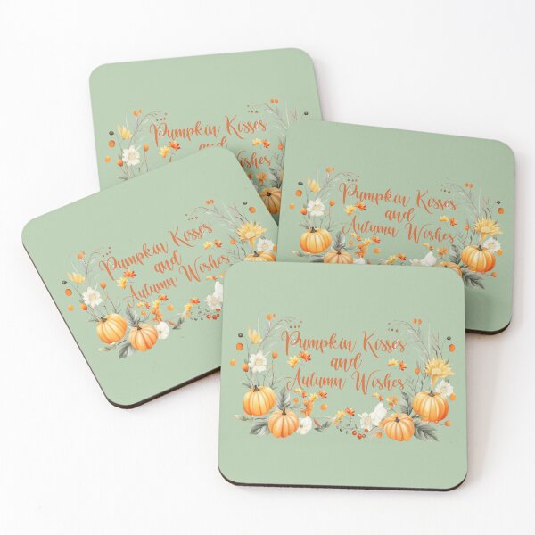 Item preview, Pumpkin Kisses and Autumn Wishes | Cozy Fall Pumpkin Floral Design designed and sold by Sachie's Studio.