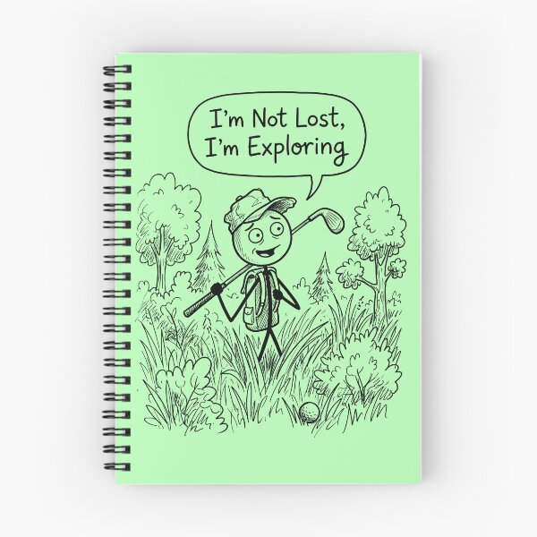 Item preview, Golfer-I’m Not Lost. I’m Exploring designed and sold by ThreadRiotTees.