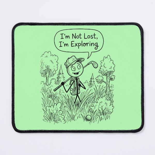 Item preview, Golfer-I’m Not Lost. I’m Exploring designed and sold by ThreadRiotTees.