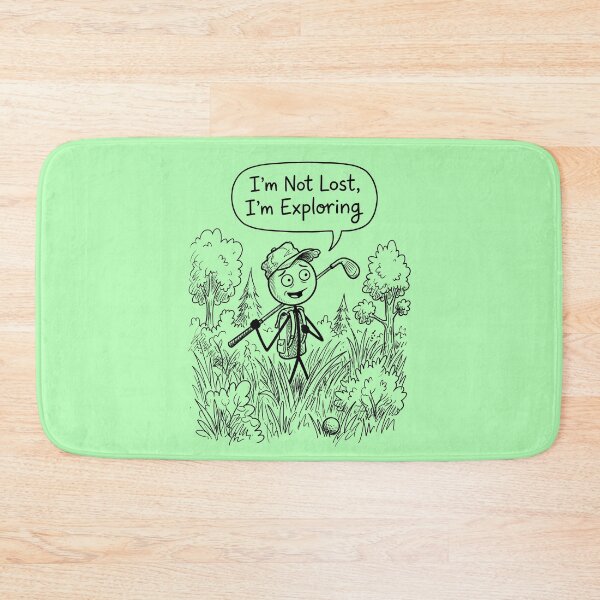 Item preview, Golfer-I’m Not Lost. I’m Exploring designed and sold by ThreadRiotTees.