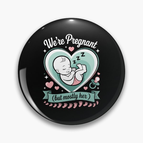 Item preview, We’re Pregnant (but mostly her) designed and sold by jkrphoto.