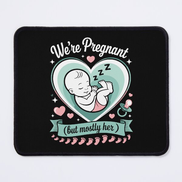 Item preview, We’re Pregnant (but mostly her) designed and sold by jkrphoto.