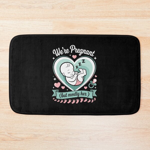 Item preview, We’re Pregnant (but mostly her) designed and sold by jkrphoto.