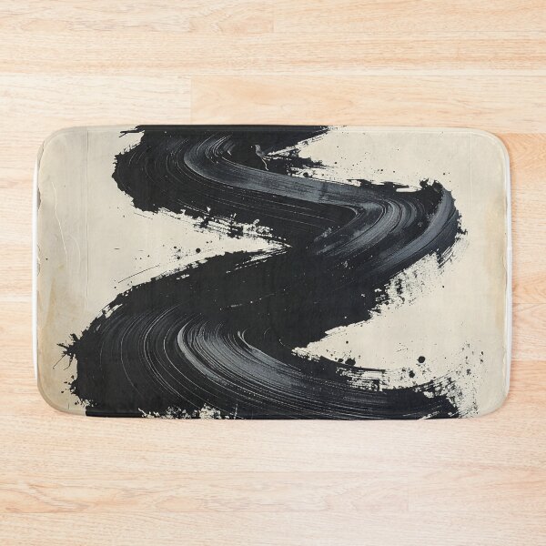 Item preview, Abstract Japanese Enso Brushstroke Ink Painting designed and sold by BetweenForms.