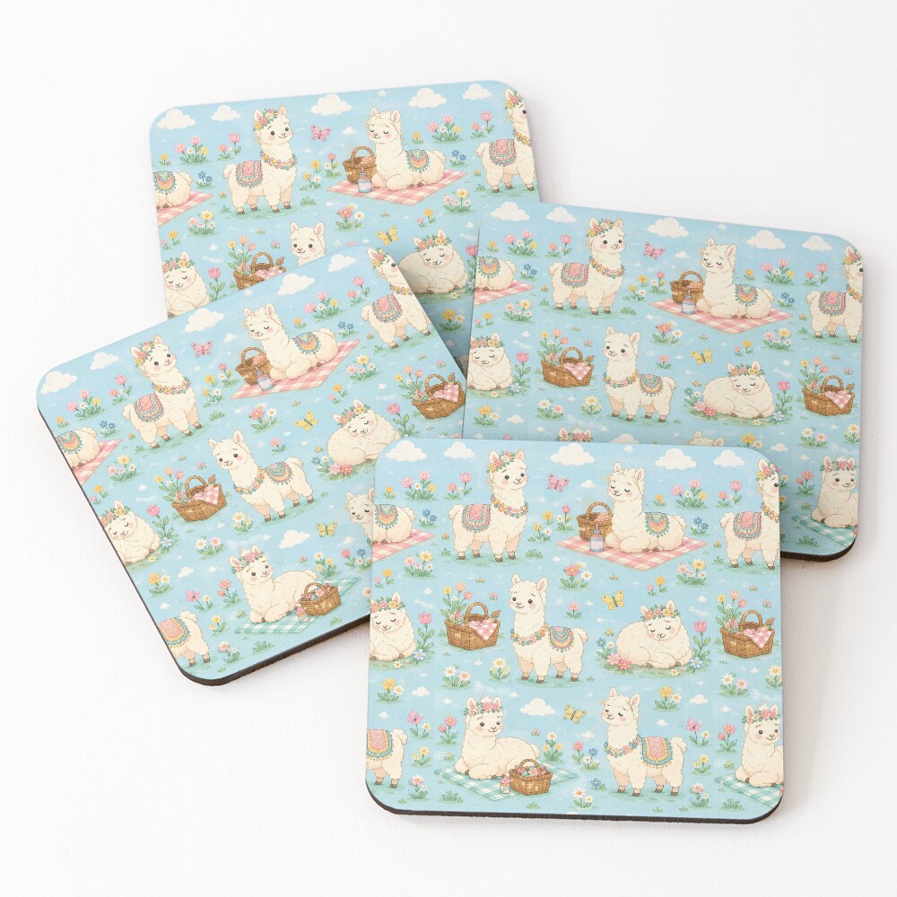 Item preview, Coasters (Set of 4) designed and sold by SoftBerryStudio.