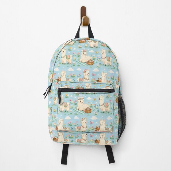 Item preview, Llama Spring Meadow Pattern designed and sold by Soft Berry Studio.