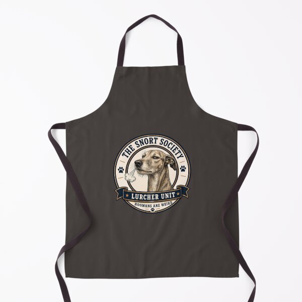 Item preview, The Snort Society - Lurcher Unit - Hoomans Are Weird/Funny Lurcher Dog Badge Logo designed and sold by Halejo68.