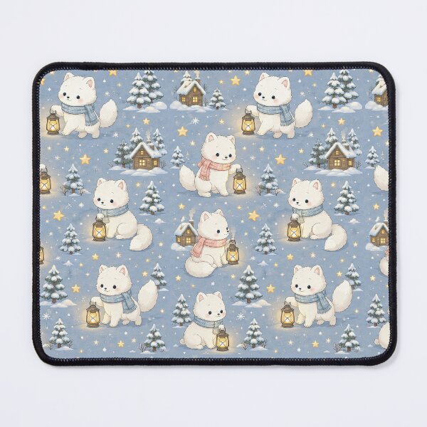 Item preview, Arctic Fox Winter Lantern Pattern designed and sold by Soft Berry Studio.