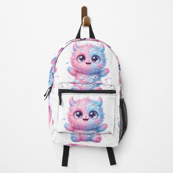 Item preview, Fluffy monster with sparkling eyes designed and sold by kidoramagic.