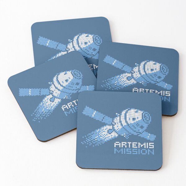 Item preview, Artemis Mission 8 Bit Pixel Art Spacecraft NASA Moon Graphic designed and sold by KiwiRider.